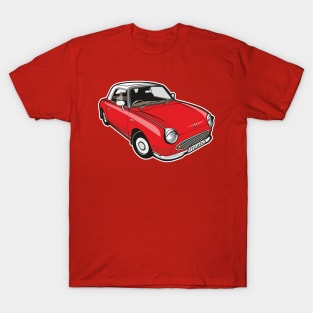 Nissan Figaro Red T-Shirt